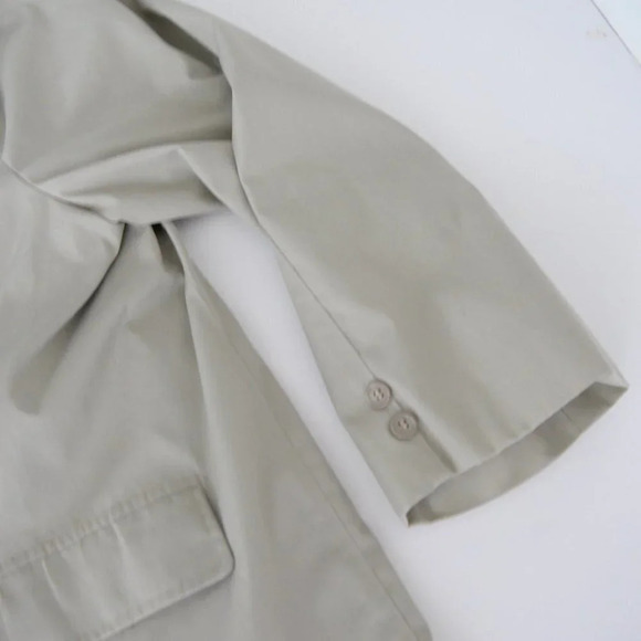 Vintage Sears "Perma-Prest" Tan with Checker  Liner made in U.S.A. - Picture 7 of 14